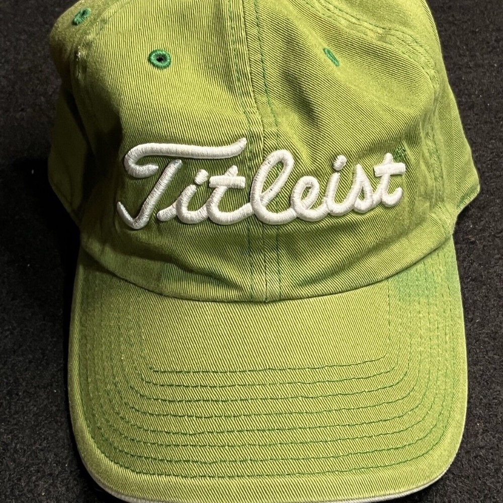 Titleist Adjustable Strap Green/White Baseball Hat